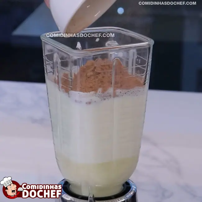 Sobremesa de Chocolate com Creme de Leite - Passo 3