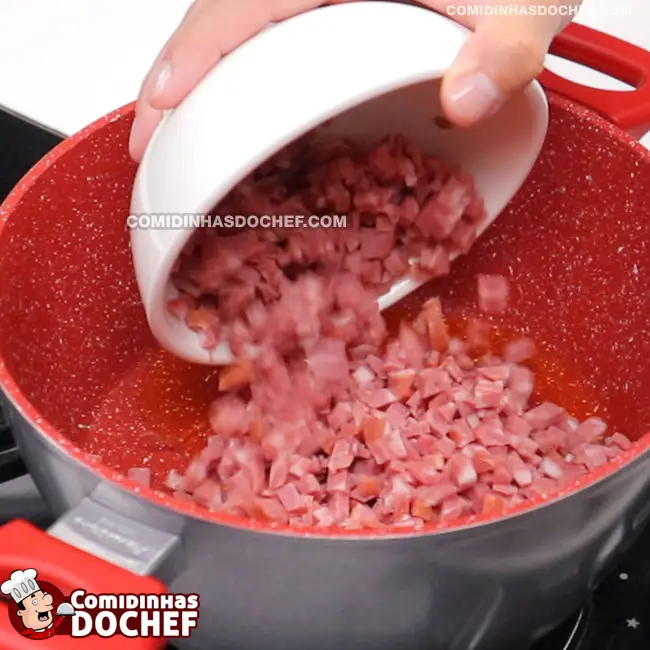 Arroz com Lentilha e Linguiça - Passo 4