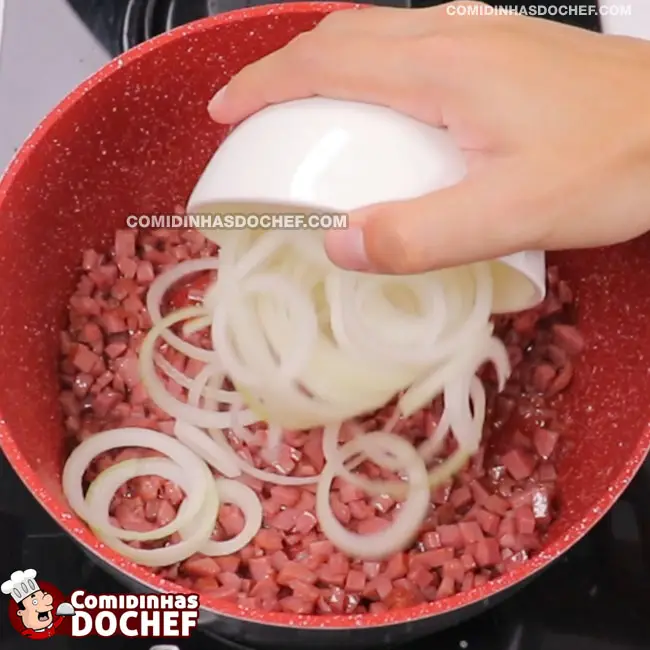 Arroz com Lentilha e Linguiça - Passo 5