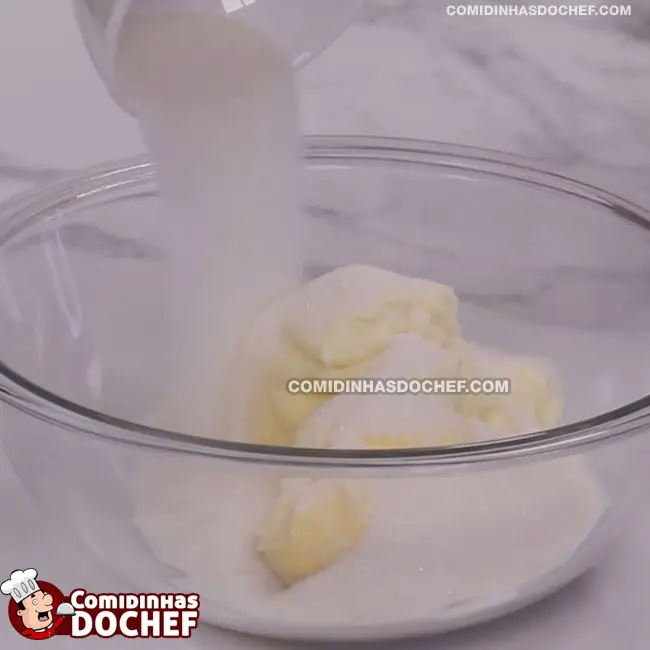 Bolacha de Nata Macia - Passo 1