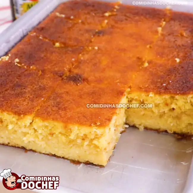 Bolo de Milho Sem Óleo - Passo 7