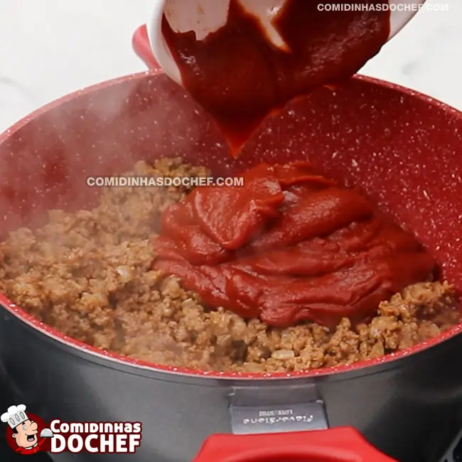 Molho de Carne Moída para Lasanha - Passo 7