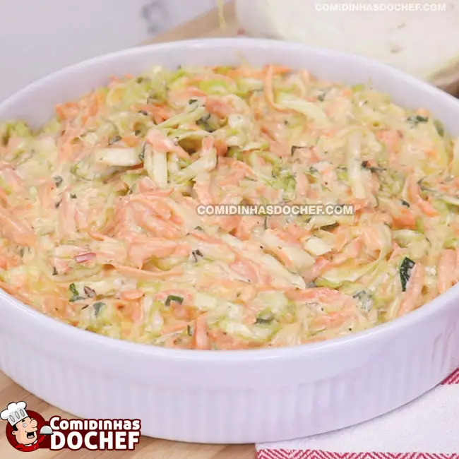 Salada de Repolho Cremoso com Cenoura - Passo 6