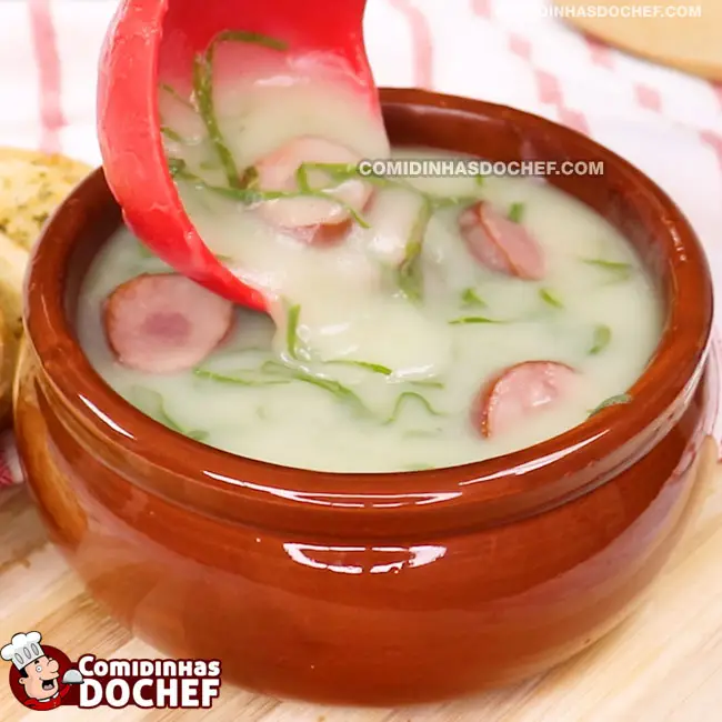 Caldo Verde com Batata - Passo 14