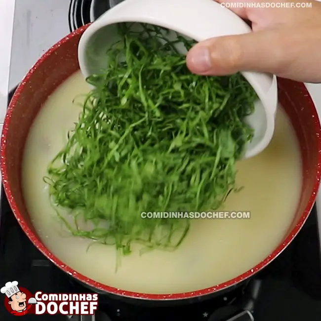 Caldo Verde com Couve - Passo 10