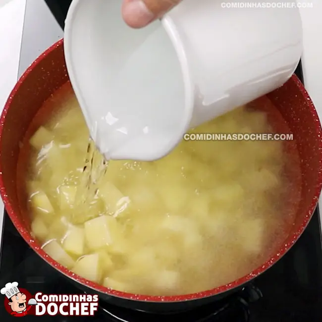 Caldo Verde com Couve - Passo 4
