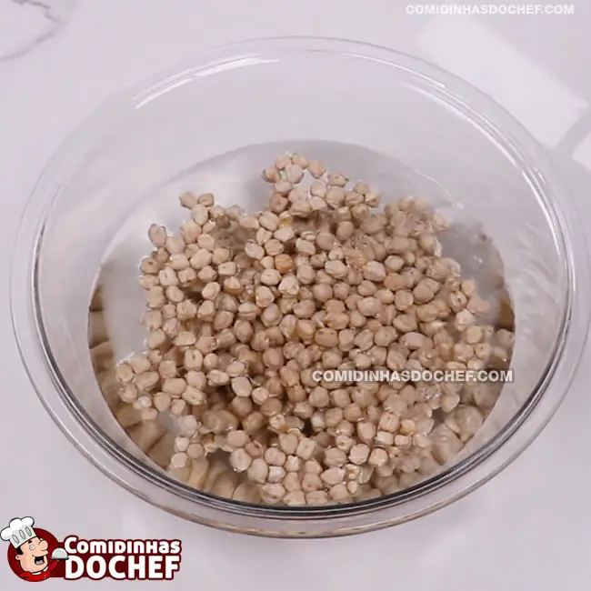 Salada de Grão de Bico Simples e Rápida - Passo 1