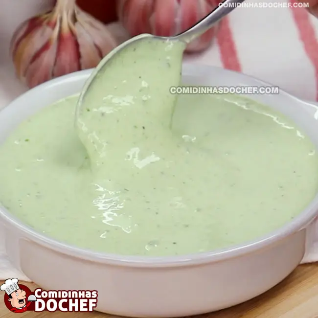 Molho Verde Com Leite - Passo 6