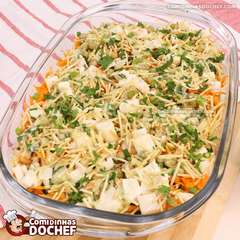 Salada de Alface com Pepino e Cenoura