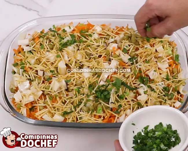 Salada de Alface com Pepino e Cenoura - Passo 5