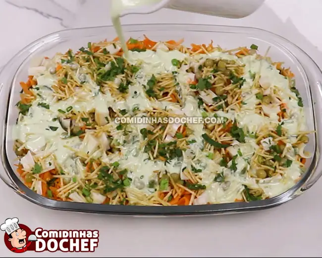 Salada de Alface com Pepino e Cenoura - Passo 6