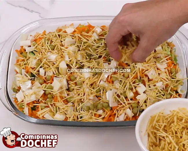 Salada de Alface com Pepino e Cenoura - Passo 4