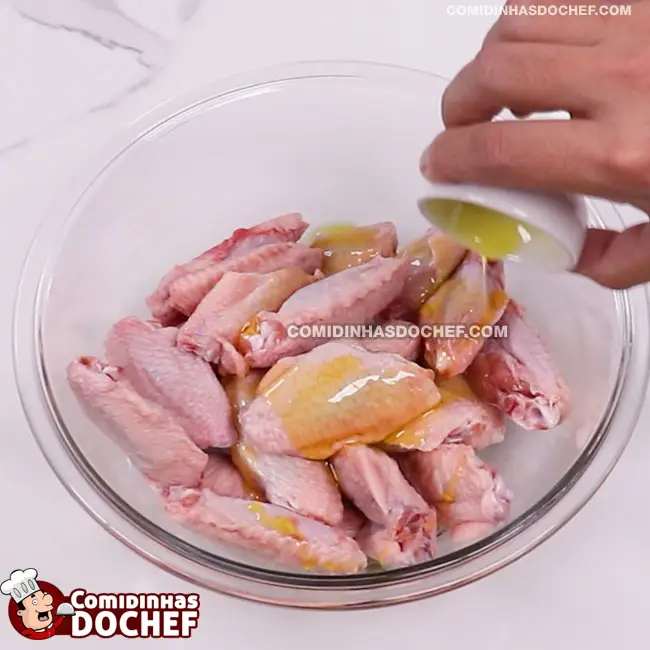 Tulipa de Frango na Airfryer - Passo 1