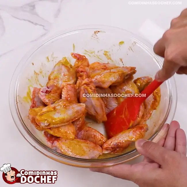 Tulipa de Frango na Airfryer - Passo 3