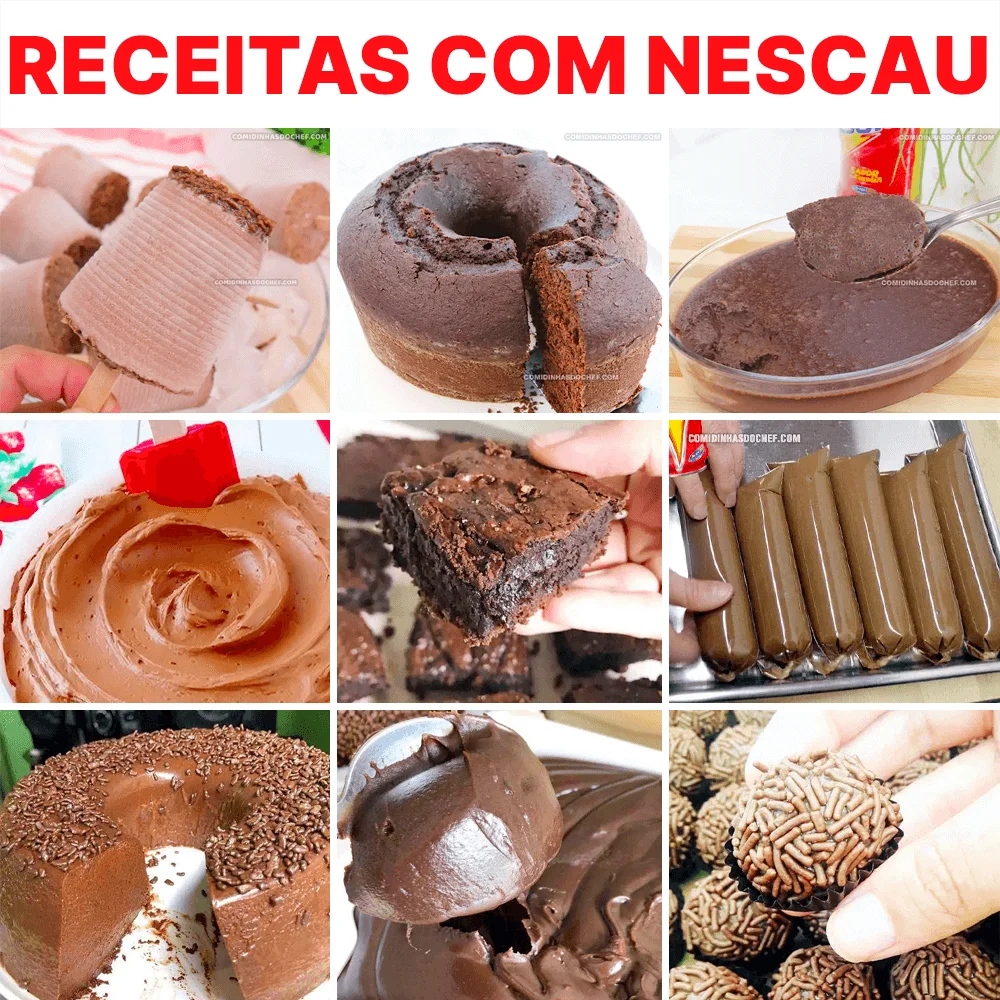 18 Receitas com Nescau: Sobremesas Simples com Achocolatado