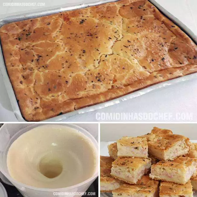 Torta de Presunto e Queijo de Liquidificador