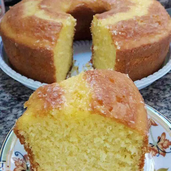 Bolo de Fubá na Batedeira